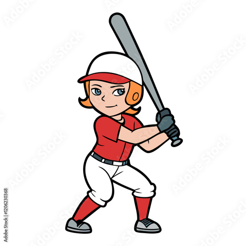 baseball player with bat