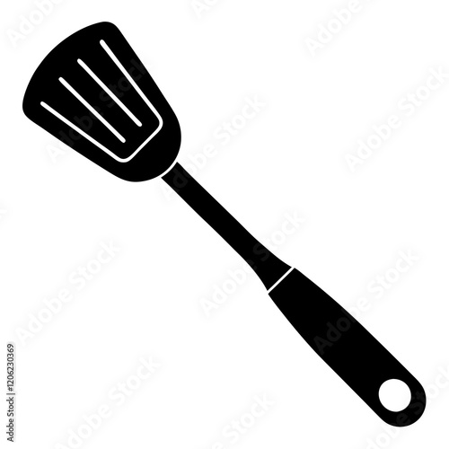 kitchen spatula isolated on white