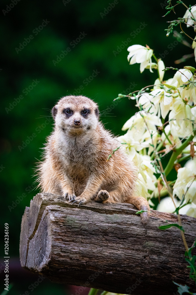 Obraz premium meerkat on guard