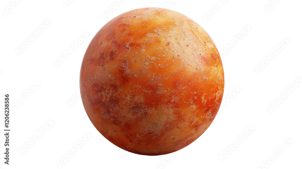 Fototapeta premium Mars planet on transparent background