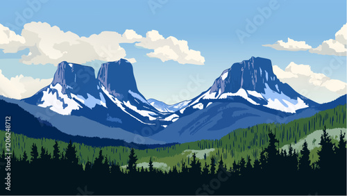 Views of the Bighorn Mountains