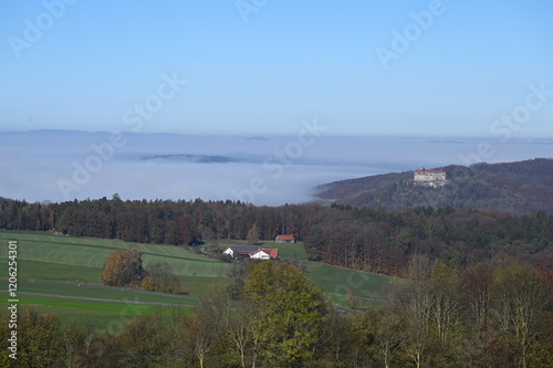 Nebel in der Rhoen photo