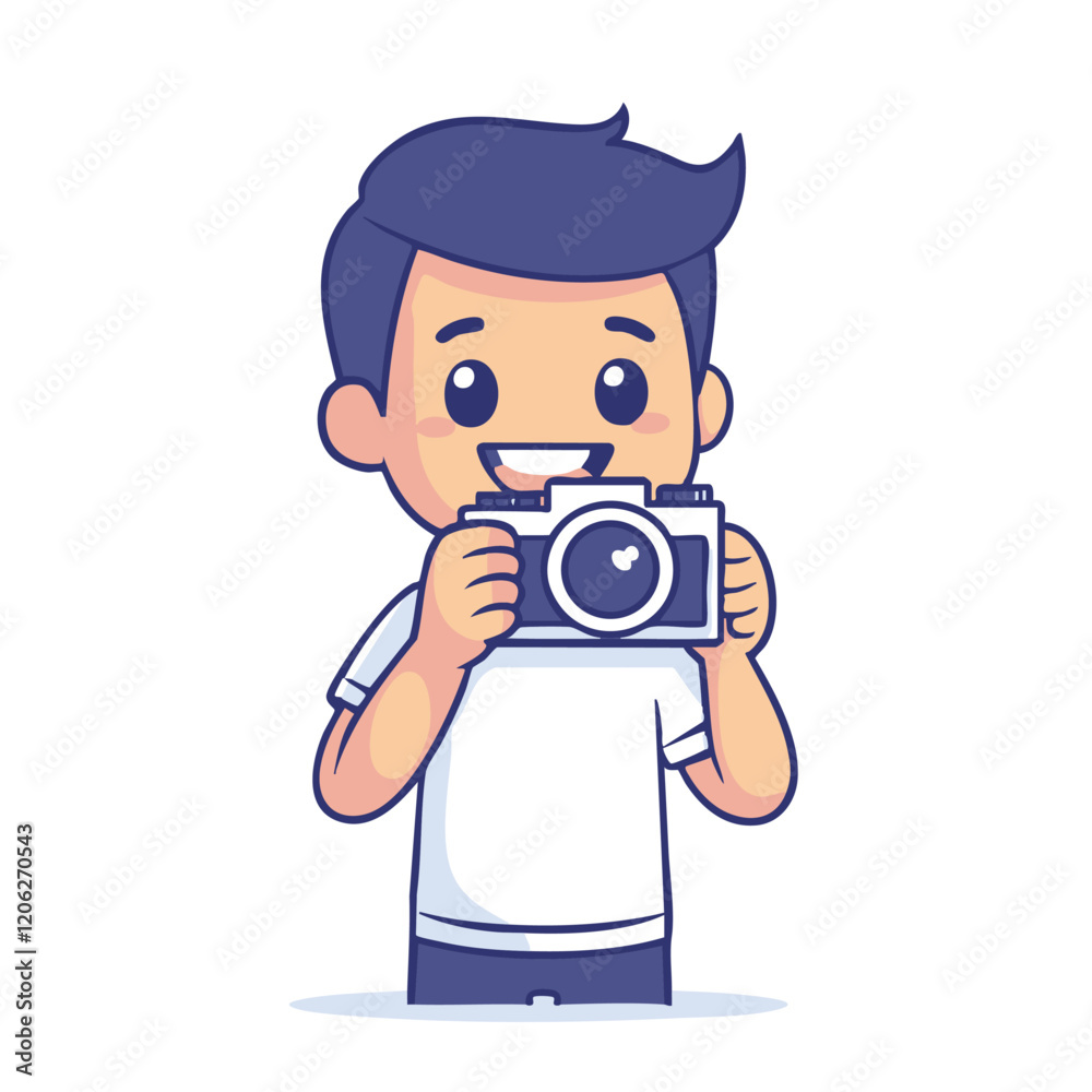 cute character of a person, vector, no background cute character of a person, vector, no background