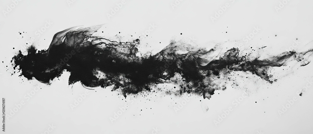 Exploring the dynamic interplay of black ink on textured white paper with unique backgrounds Exploring the dynamic interplay of black ink on textured white paper with unique backgrounds