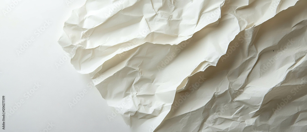 Obraz premium Intricate texture of bleached kraft paper in soft, off-white hue displayed elegantly