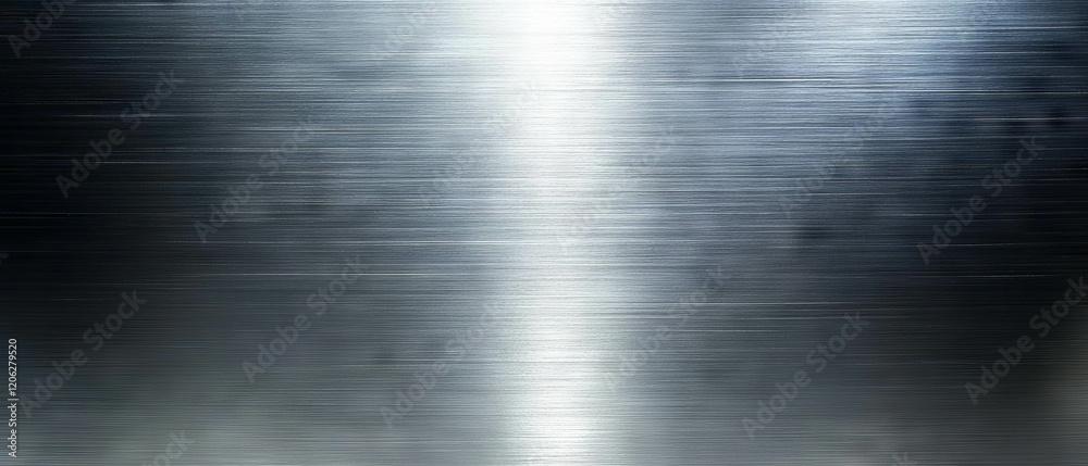 Brushed aluminum texture with neon glow creating a dynamic visual experience Brushed aluminum texture with neon glow creating a dynamic visual experience