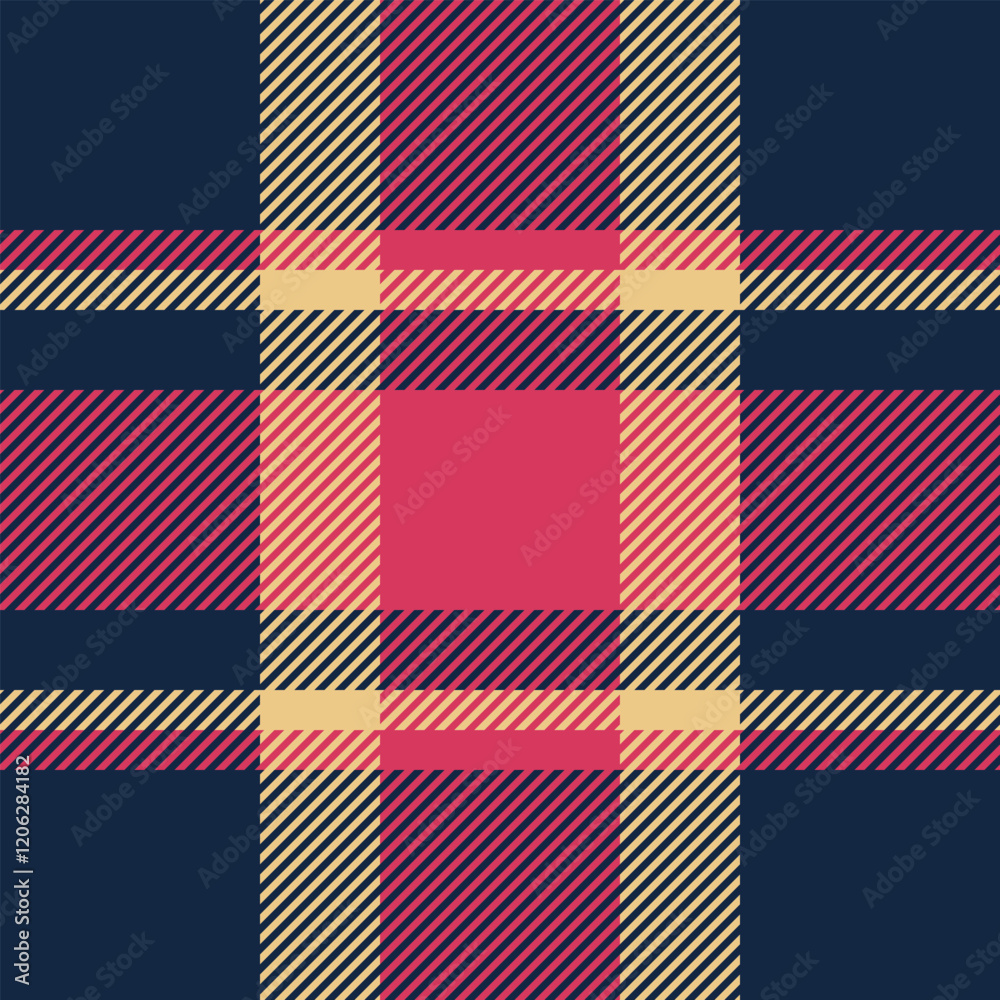 Stylish diagonal plaid pattern in navy, pink beige. Perfect for textile design, website backgrounds, or fashion projects. Modern geometric texture with a vibrant color palette. Stylish diagonal plaid pattern in navy, pink beige. Perfect for textile design, website backgrounds, or fashion projects. Modern geometric texture with a vibrant color palette.