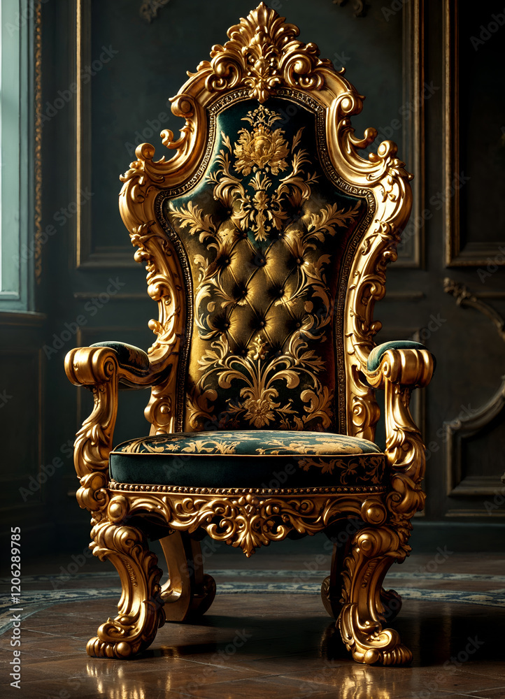 Baroque gaming chair