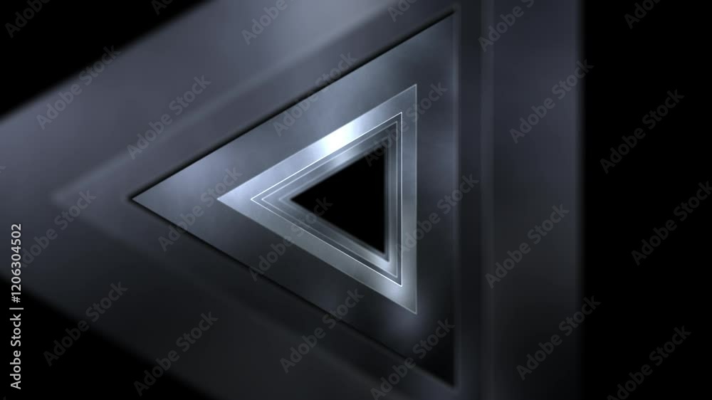 Frame Triangles Matte Silver Triangles Looped Frames on Transparent Background Frame Triangles Matte Silver Triangles Looped Frames on Transparent Background