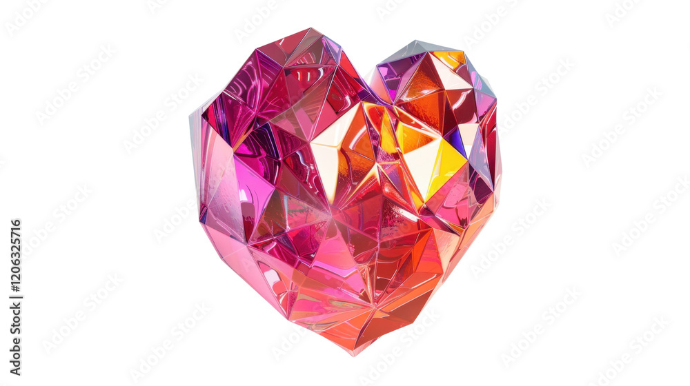 Heart shape 3d on transparent background Heart shape 3d on transparent background