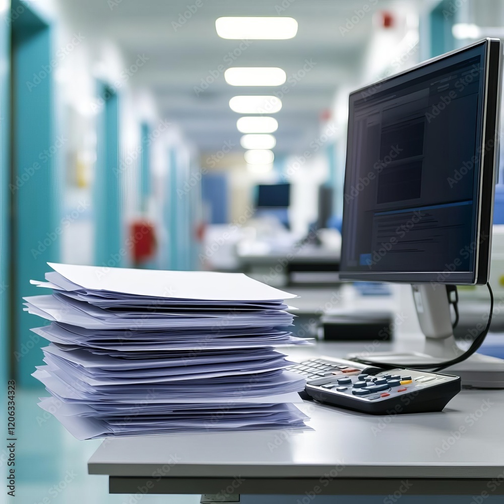 Healthcare facility promoting digital records to eliminate paper waste Healthcare facility promoting digital records to eliminate paper waste