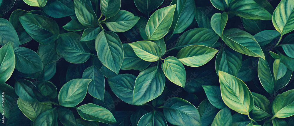 Exploring intricate textures of green leaves with detailed vein patterns Exploring intricate textures of green leaves with detailed vein patterns
