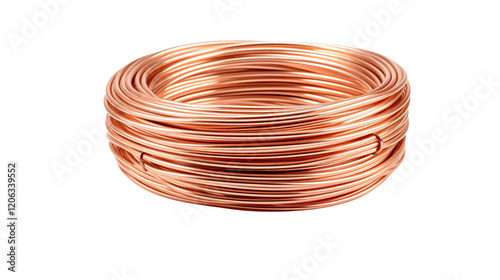 High quality copper wire coil industrial metal electrical wiring metallic texture copper coil background