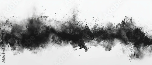 Exploring the beauty of ink diffusion with blurred edges and soft transitions