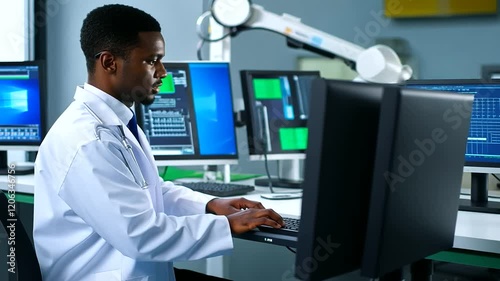 Wallpaper Mural Close up of Indian worker at advanced electronics recycling facility Torontodigital.ca