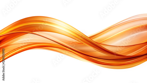 abstract orange wave background