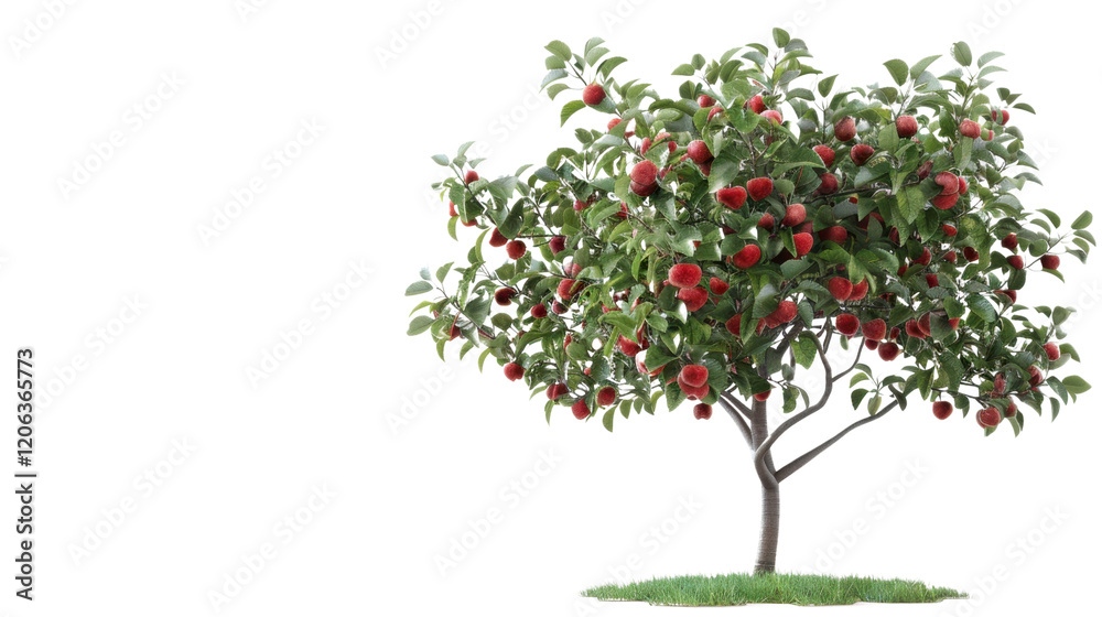 Apple tree on transparent background Apple tree on transparent background