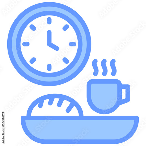 Break Time Blue Icon