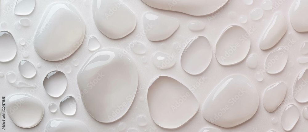 Smooth and rounded quartz pebbles with subtle textures and gentle curves in natural light Smooth and rounded quartz pebbles with subtle textures and gentle curves in natural light