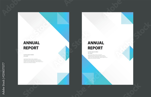 Modern presentation slide templates. Infographic elements template set for web, print, annual report brochure, magazine, business flyer leaflet marketing and advertising template. Vector Illustration.