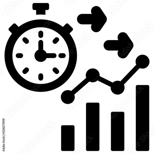 Productivity Glyph Icon
