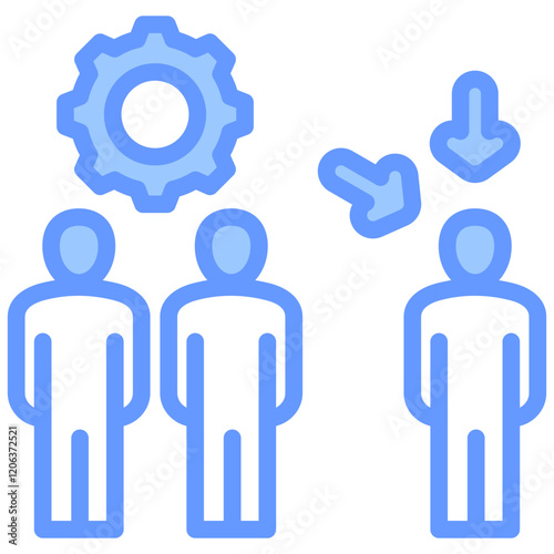 Redundancy Blue Icon