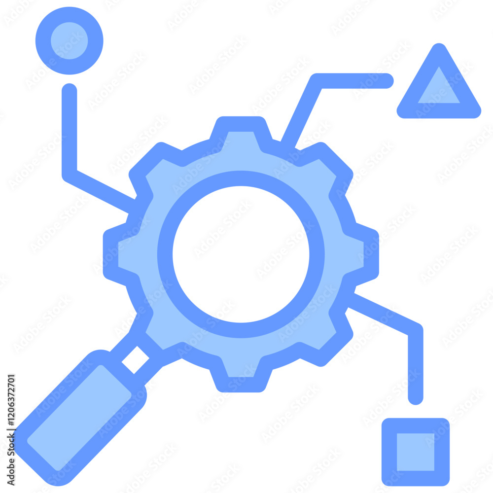 Criticality Analysis Blue Icon Criticality Analysis Blue Icon