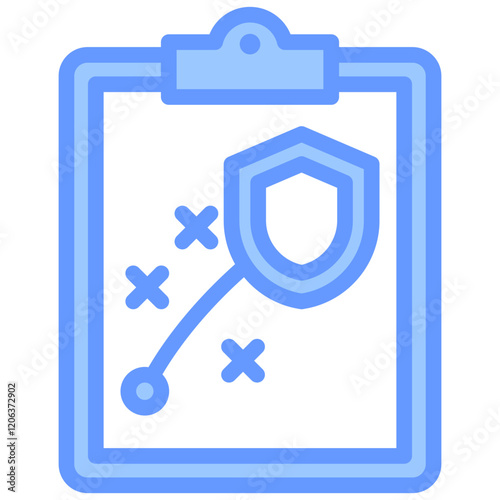 Reliability Planning Blue Icon