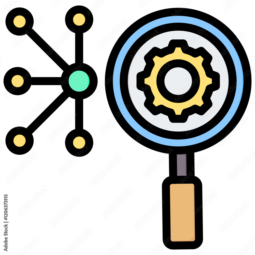 Root Cause Analysis Outline Color Icon Root Cause Analysis Outline Color Icon