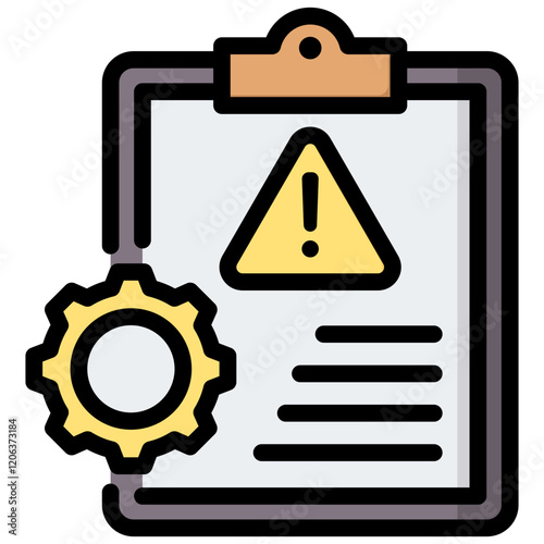 Failure Reporting Outline Color Icon