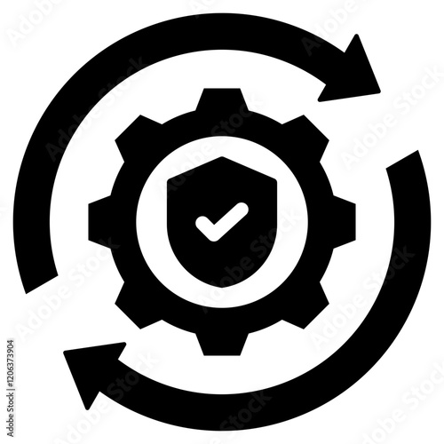 Operational Reliability Glyph Icon