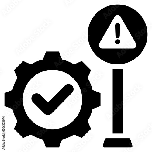 Failure Avoidance Glyph Icon