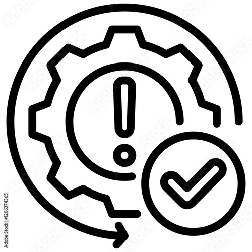 Fault Isolation Outline Icon