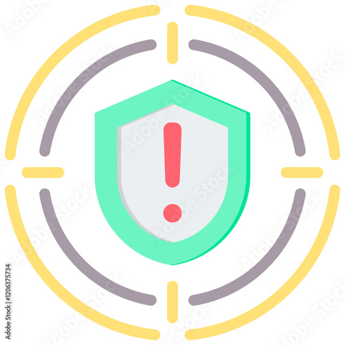 Security Breach Flat Icon