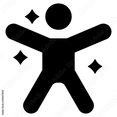 Accessibility Glyph Icon