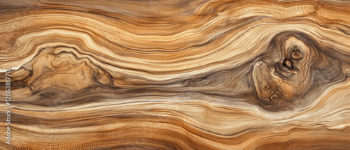 Exploring the intricate texture and natural character of wood grain with knots and variations photo