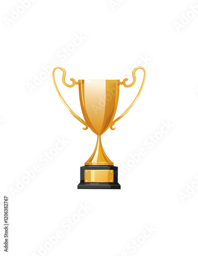Golden trophy