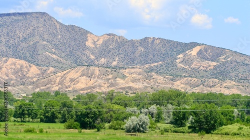 Unique Mountains in Abiquiu, New Mexico