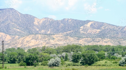 Unique Mountains in Abiquiu, New Mexico