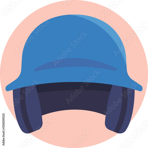 A protective headgear worn by baseball players to shield against injuries during batting or running the bases.
