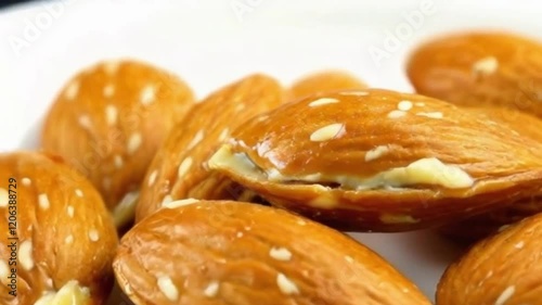 Almonds in Caramel Snap with Sticky Strings