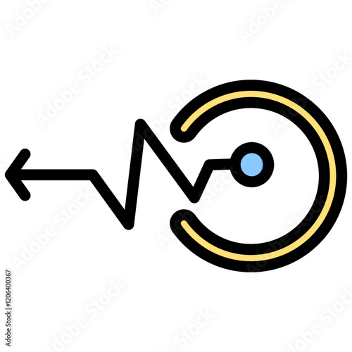 Exit Strategy Outline Color Icon