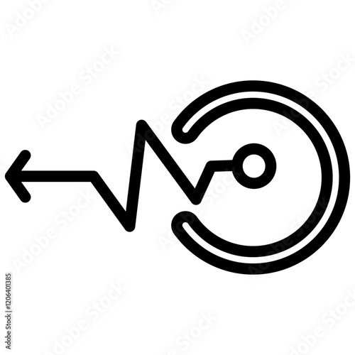 Exit Strategy Outline Icon