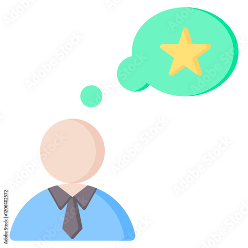 Career Expectation Flat Icon