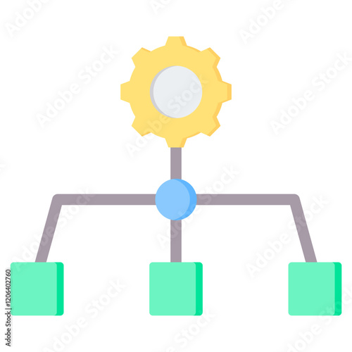 Subordinate Flat Icon