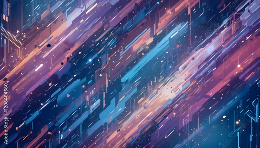 Fototapeta premium energy of fractal realms background design