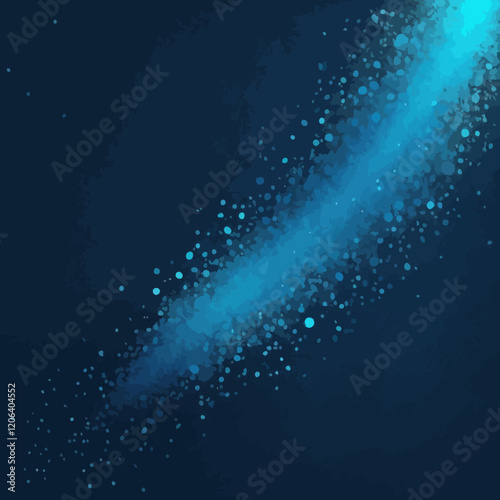 Bright blue glitter background