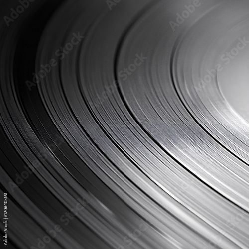 abstract black and white vinyl record texture background