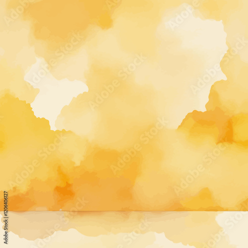 Abstract bright texture of yellow paint background. Yellow paint background, beautiful watercolor background for your design.