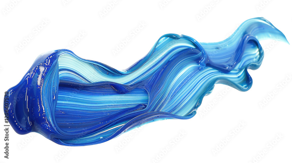 Flowing, trickling blue paint on transparent background
Flowing, trickling blue paint on transparent background